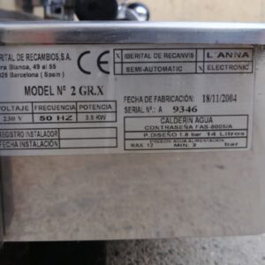 Cafetera IBERTITAL 2 grups de segona mà a cabauoportunitats.com Balaguer - Lleida - Catalunya