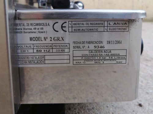 Cafetera IBERITAL 2 grupos de segunda mano en cabauoportunitats.com