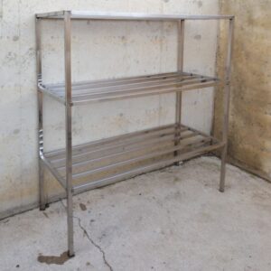 Estantería de inox de segunda mano en cabauoportunitats.com