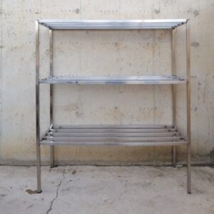 Estantería de inox de segunda mano en cabauoportunitats.com