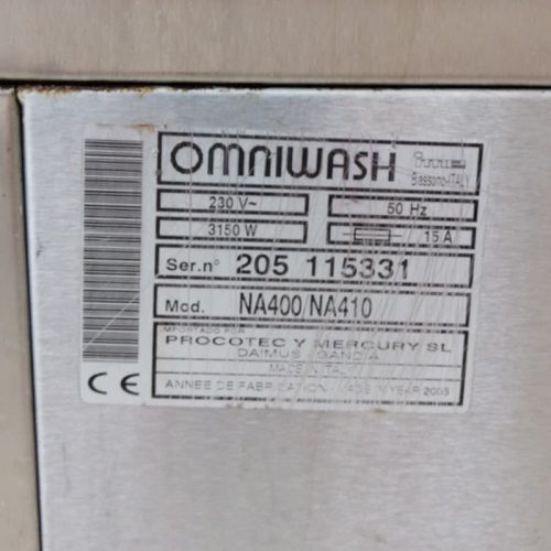 Lavavasos hostelería OMNIWASH de segunda mano en cabauoportunitats.com