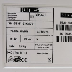 Frigorífico IGNIS de segunda mano en cabauoportunitats.com Balaguer - Lleida - Catalunya