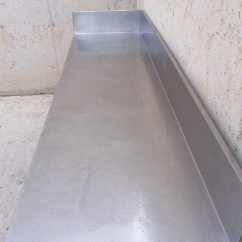 Taula d'acer inoxdable de segona mà a cabauoportunitats.com Balaguer - Lleida - Catalunya