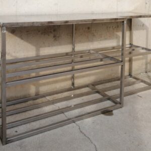 Taula de treball d'acer inoxidable de segona mà a cabauoportunitats.com Balaguer - Lleida - Catalunya