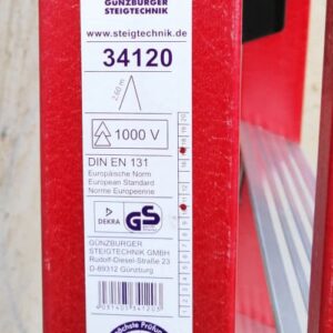 Escalera tijera 260cm de altura de trabajo nueva en cabauoportunitats.com Balaguer - Lleida - Catalunya
