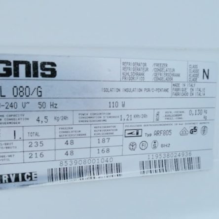 Frigorífico con congelador IGNIS de segunda mano en cabauoportunitats.com