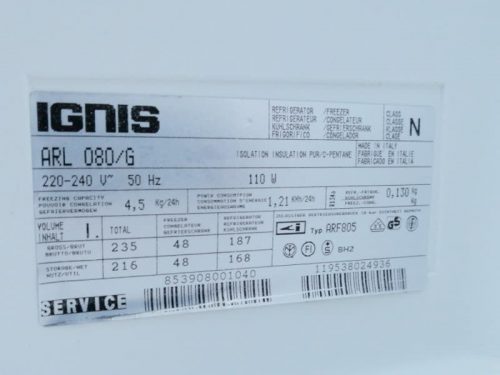 Frigorífico con congelador IGNIS de segunda mano en cabauoportunitats.com