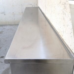 Estantería inox 285x55x110cm de segunda mano en cabauoportunitats.com