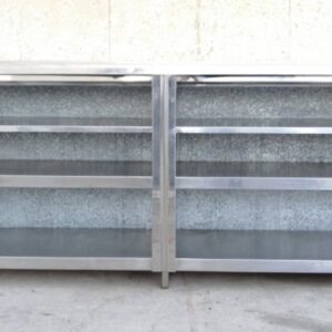 Estantería inox 285x55x110cm de segunda mano en cabauoportunitats.com