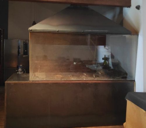 Barbacoa con cristal de protección de segunda mano en cabauoportunitats.com Balaguer - Lleida - Catalunya