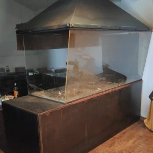 Barbacoa con cristal de protección de segunda mano en cabauoportunitats.com Balaguer - Lleida - Catalunya