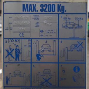 Elevador coches ISTOBAL de 3200kg de segunda mano en cabauoportunitats.com Balaguer - Lleida - Catalunya