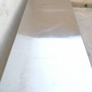 Mesa baja inox 240cm de segunda mano en cabauoportunitats.com Balaguer - Lleida - Catalunya