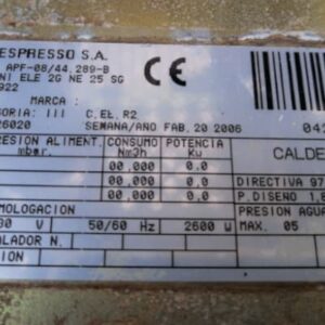 Cafetera FUTURMAT RIMINI 2 braços de segona mà a cabauoportunitats.com Balaguer - Lleida - Catalunya