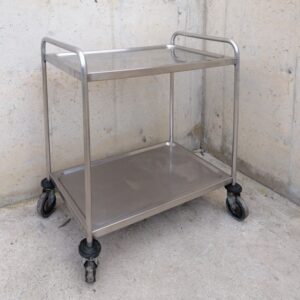 Venda d'un carro d'acer inoxidable de segona mà en bon estat per a ús domèstic com professional a cabauoportunitats.com Balaguer - Lleida - Catalunya