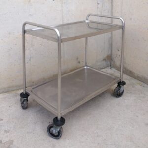 Venda d'un carro d'acer inoxidable de segona mà en bon estat per a ús domèstic com professional a cabauoportunitats.com Balaguer - Lleida - Catalunya