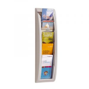 Expositor de folletos de pared 5 bandejas en cabauoportunitats.com Balaguer - Lleida - Catalunya