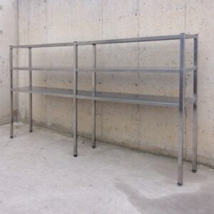 Estantería de acero inoxidable de 224 cm de segunda mano en cabauoportunitats.com Balaguer - Lleida - Catalunya
