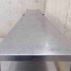 Estantería de acero inoxidable de 224 cm de segunda mano en cabauoportunitats.com Balaguer - Lleida - Catalunya
