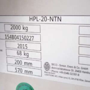 Transpalet d'acer inoxidable nou de 2000kg de capacitat a cabauoportunitats.com Balaguer - Lleida - Catalunya