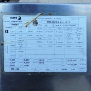 Fregidora FAGOR de segona mà de 30 litres de capacitat per a hostaleria en venda a cabauoportunitats.com Balaguer - Lleida - Catalunya