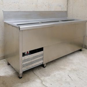 Botellero de inox de 200cm de segunda mano en cabauoportunitats.com Balaguer - Lleida - Catalunya