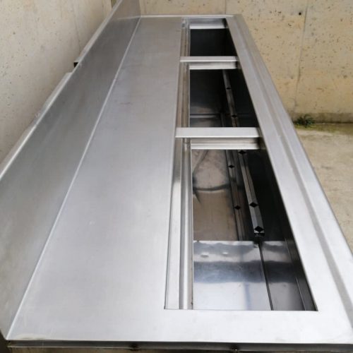 Botellero de inox de 200cm de segunda mano en cabauoportunitats.com Balaguer - Lleida - Catalunya