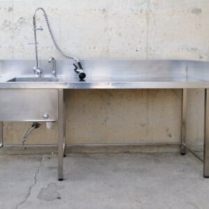 Fregadero con patas 200cm + ducha de segunda mano en cabauoportunitats.com Balaguer - Lleida - Catalunya