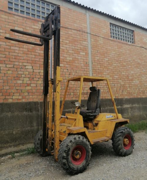 Carretilla elevadora HUMSA 2000kg 330cm de segunda mano en cabauoportunitats.com Balaguer - Lleida - Catalunya