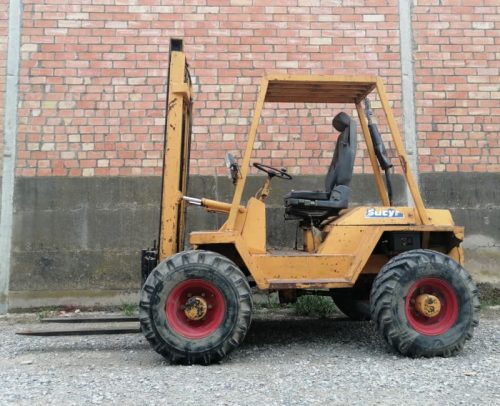 Carretilla elevadora HUMSA 2000kg 330cm de segunda mano en cabauoportunitats.com Balaguer - Lleida - Catalunya