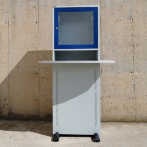 Armario metálico para ordenador de taller nuevo con tara estética en venta en cabauoportunitats.com Balaguer - Lleida - Catalunya