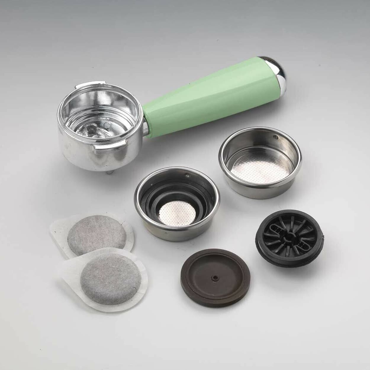 Cafetera d'ocasió ARIETE VINTAGE ESPRESSO verda nova en venda a cabauoportunitats.com Balaguer - Lleida - Catalunya