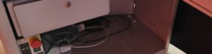 Mueble de caja registradora de segunda mano en venta en cabauoportunitats.com Balaguer - Lleida - Catalunya
