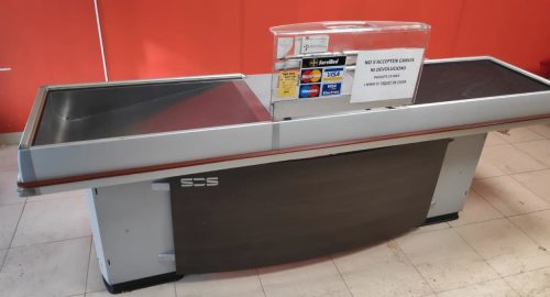 Mueble de caja registradora de segunda mano en venta en cabauoportunitats.com Balaguer - Lleida - Catalunya