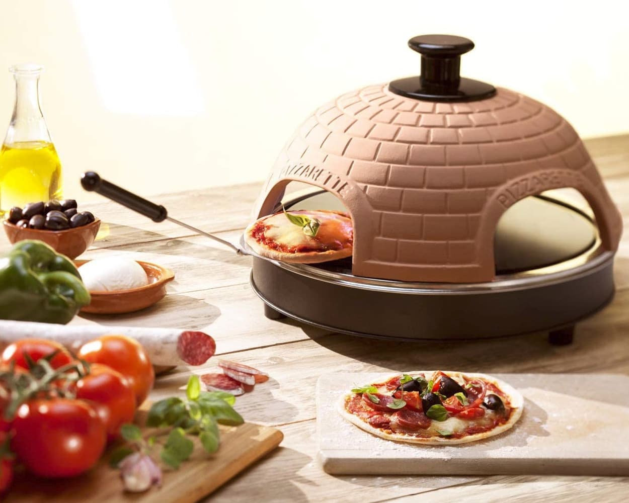 Forn elèctric amb cúpula de terra cuita PIZZARETTE CLASSIC nou en venda a cabuaoportunitats.com Balaguer - Lleida - Catalunya