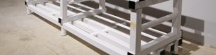 Banco de plástico perfecto para indústria alimentícia, gimnasios, vestidores... de segunda mano en venta en cabauoportunitats.com