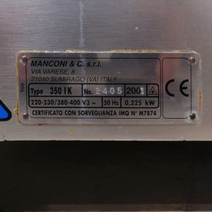 Máquina cortafiambres MANCONI 350 ik de segunda mano en venta en cabauoportunitats.com