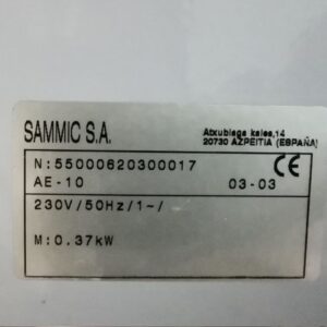 Amasadora de espiral SAMMIC de segunda mano con 10kg de capacidad en venta en cabauoportunitats.com Balaguer - Lleida - Catalunya