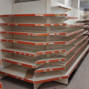 Estanterías metálicas de segunda mano para tienda en venta en cabauoportunitats.com Balaguer - Lleida - Catalunya