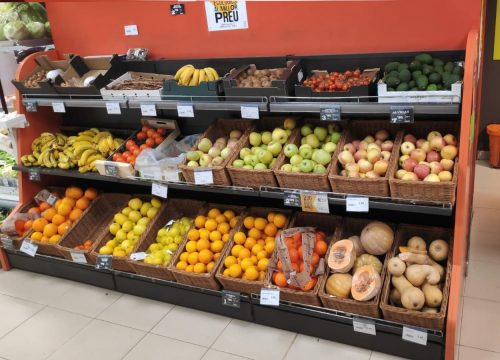 Estantería de fruta y verdura de 300cm en venta en cabauoportunitats.com