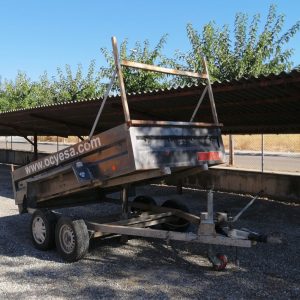 Remolque con bolquete de 1500kg de capacidad total en venta en cabauoportunitats.com Balaguer - Lleida - Catalunya