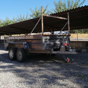 Remolque con bolquete de 1500kg de capacidad total en venta en cabauoportunitats.com Balaguer - Lleida - Catalunya