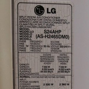 Aire acondicionado con bomba de calor LG de segunda mano en venta en cabauoportunitats.com