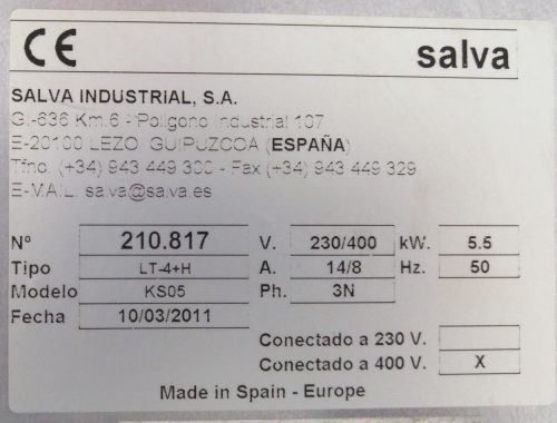 Horno de convección de segunda mano en venta en cabauoportuniats.com Balaguer - Lleida - Catalunya