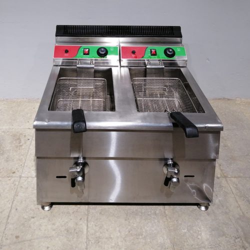 Freidora a gas butano de 18+18 litros de segunda mano en venta en cabauoportunitats.com