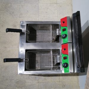 Freidora a gas butano de 18+18 litros de segunda mano en venta en cabauoportunitats.com