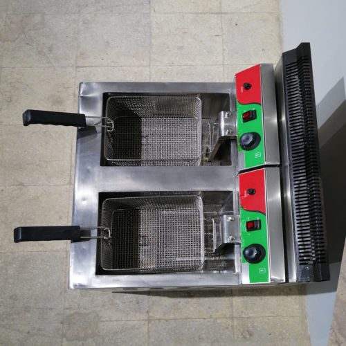 Freidora a gas butano de 18+18 litros de segunda mano en venta en cabauoportunitats.com