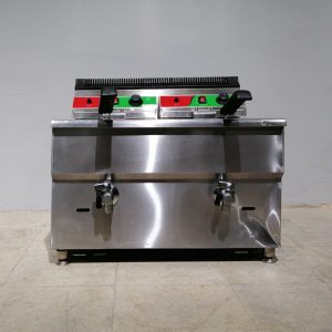 Freidora a gas butano de 18+18 litros de segunda mano en venta en cabauoportunitats.com