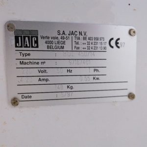 Rebanadora de pan jac bdl 450/14  de segunda mano en venta en cabauoportunitats.com
