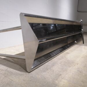Estantería de inox 180cm con desagüe en venta en cabauoportunitats.com